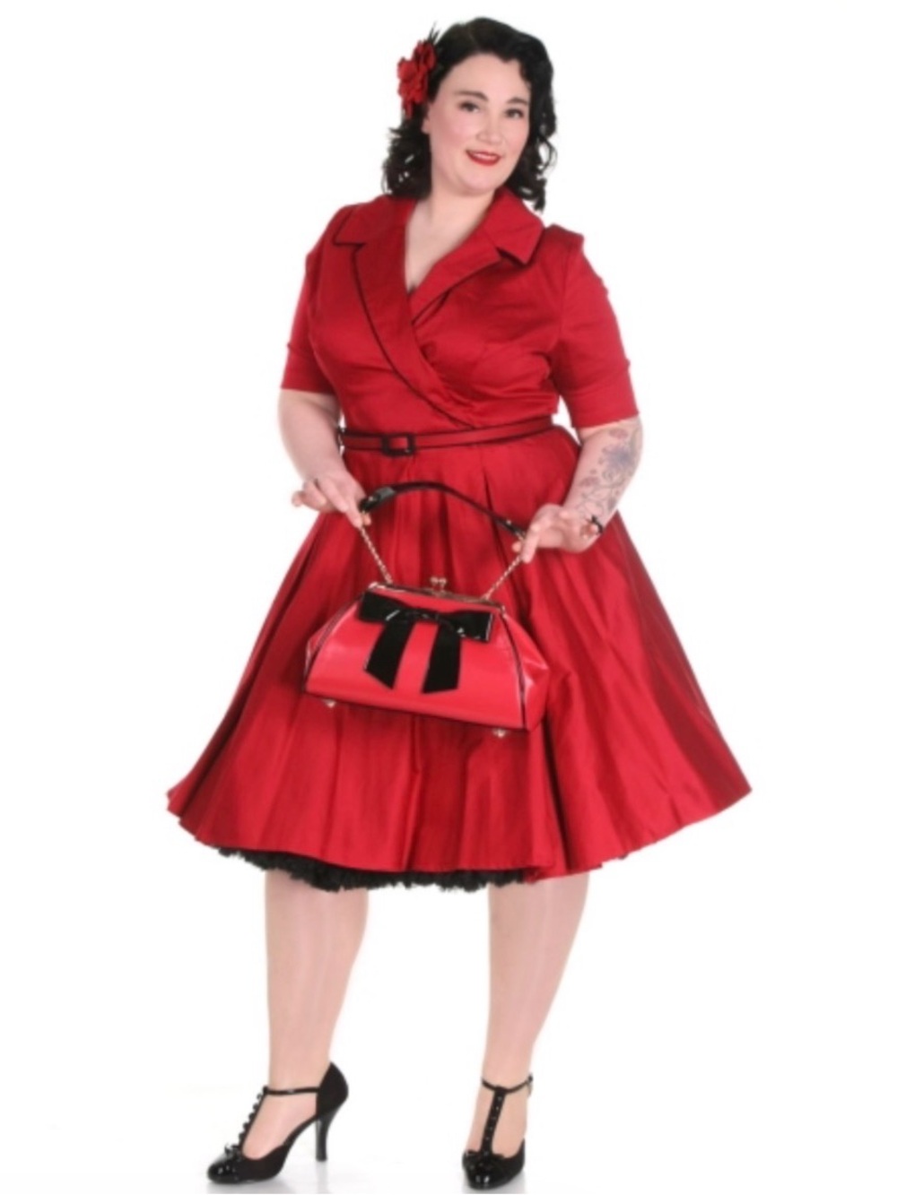 Rare! Swing dress Vixen unicorn pinup collectible Micheline Pitt
